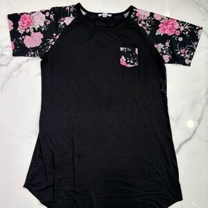 Flora Nikrooz Black Garment sleep tshirt